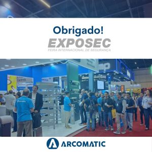 Nos despedimos oficialmente da edição da Exposec 2024! Com os corações inundados de gratidão, queremos dizer mais uma vez: muito obrigado! À todos clientes, parceiros e colaboradores que tornaram a participação da Arcomatic na Feira, um verdadeiro sucesso! Já temos um encontro marcado em 2025! #Exposec #FeiradeSegurança #Arcomatic